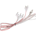 Universal Epee Fencing Body Cord With 3 Pin Plug Bend Protection Pro Grade Build Tough And Flexible Conductive Thread Cable