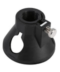 Heavy Duty Drill Locator Positioner Kit Featuring Premium Steel Burrs And Bits For Precision Wood Carving Slotting Milling Reaming Work With Smooth Black Silver Finish In Durable 11 Piece Set - Close-up of drill guide attachment.