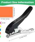 Heavy Duty Three Eighths Inch Single Hole Punch For Paper Crafts Portable Ten mm Circle Hole Puncher With Five Color Self Adhesive Stickers