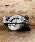 20V Brushless Power Tool Combo Kit With Drill Driver Reciprocating Saw Oscillating Multi Tool Bluetooth Speaker Sander Spotlight And Fast Charger Dope Setup Built To Crush Any Weekend Warrior Job, side view of SKIL circular saw on wooden surface.