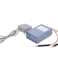 Rock Solid 5000W Spot Welding Machine With Foot Switch for precise battery assembly, featuring adjustable power supply and connections.