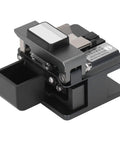 Get The Chiyyak Fiber Cutting Machine With Tungsten Steel Blade For Data Center Cable Management, precision cleaver with black body.