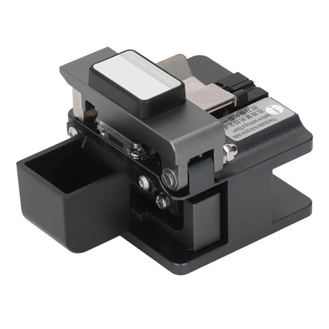 Get The Chiyyak Fiber Cutting Machine With Tungsten Steel Blade For Data Center Cable Management, precision cleaver with black body.