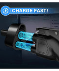 Heavy Duty Ev Charging Adapter For Tesla Model 3 Y S X CCS1 Combo DC To AC Power Converter Charging Gun head with visual charging effect.