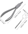 Stainless Steel Eyeglass Repair Kit With Nose Pad Pliers And Screwdriver For Quick Glasses Fixes Versatile Eyewear Maintenance 2Pcs Set