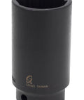 Heavy Duty 1/2 Inch Drive 30mm 12 Point Deep Impact Socket Built Tough As Nails For Knockout Access In Tight Shops Shop Grade Rig Ready Chrome Moly Steel.