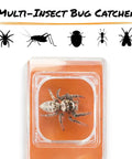 5x Magnifying Bug Catcher With One-Handed Quick Release Trap For Indoor Outdoor Exploration Kids And Adults STEM Learning Toy For Safe Bug Viewing And Easy Release, clear plastic