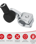 Shifter Linkage Arm Replacement For Yamaha ATV Raptor 350 YFM350 2004 2013 And Warrior 350 YFM350X 1987 2004 OE Part 1UY-18112-10-00 Durable No Fuss Install Solid Fit silver metal linkage arm with clamp