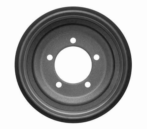 Heavy Duty Front Brake Drum Kit Replacement Pair For 1967 Through 1973 Jeep Commando showing slick machined face and interior view.