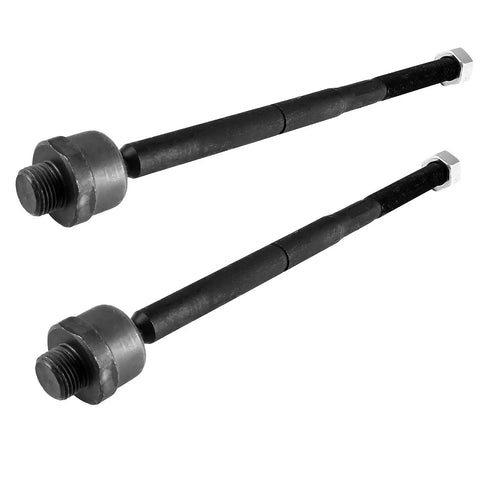 Six Piece Front Inner And Outer Tie Rod Ends Kit With Boots For Cadillac Escalade Tahoe Suburban Silverado GMC Sierra Yukon XL 1500 Direct OEM Fit Heavy Duty Upgrade Includes Grease Fittings And Hardware, two tie rods