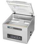 Top Shelf Countertop Vacuum Sealer Machine With Double Wire Seal For Commercial Food Preservation Freshness Locker Business Powerhouse Pro Level Packaging Setup Rock Solid Reliability Guaranteed, stainless steel design, open chamber.