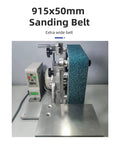 1500W Brushless Mini Electric Belt Sander 915x50mm High Speed Woodworking Tool With Rotatable Grinder and extra wide sanding belt.