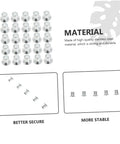 Stainless Steel Skate Wheel Bearing Spacers and Inline Skate Side Plugs Pack of 50 shown in grid and detailed views