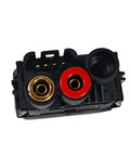 Air Electric Valve Control Switch For Paccar Kenworth PTO Systems Direct Fit OEM Replacement Part With Durable Construction High Torque Power Easy Install For Heavy Duty Trucks black plastic front view