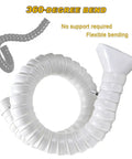 Adjustable 4.9FT Real Deal Smoke Extractor Arm With Heavy Duty Dust Hose showing flexible 360-degree bend tube for fume capture.