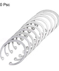 Image of 56mm External Circlip C Clip Retaining Snap Ring Set in 304 Stainless Steel 10 Pack for Bearings Gears and Pulleys.