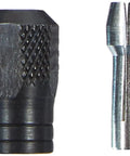 Collets Kit For Rotary Tools With Four Collets And One Collet Nut, includes 0.8mm, 1.6mm, 2.4mm and 3.2mm sizes