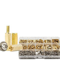 910 Piece M3 Brass Hex Standoff Spacer Kit With Screws Nuts And Washers For PCB And Motherboard Assembly, Complete Electronics Gear For DIYers And Tech Nerds, in organizer case