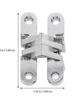 Heavy Duty Folding Door Hinge 13x60mm Invisible Wood Hinge For Folding Shutters Concealed Hardware metal close-up