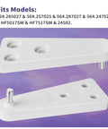 Top Freezer Hinge Replacement For Mini Compact Freezers Replaces 302985 And 303001 Fits Most Small Freezers Easy Install Durable Door Alignment And Swing Upgrade