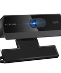 1080P HD Webcam With Built In Dual Mics And Noise Canceling Privacy Cover, 75 Degree FoV, Plug And Play USB Web Camera For PCs Laptops Desktops Macs