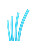 Four Sizes Fuel Line Hose Kit For Small Engines with blue hoses in 3/32 x 3/16, 1/8 x 3/16, 1/8 x 1/4, and .080 x .140 inches