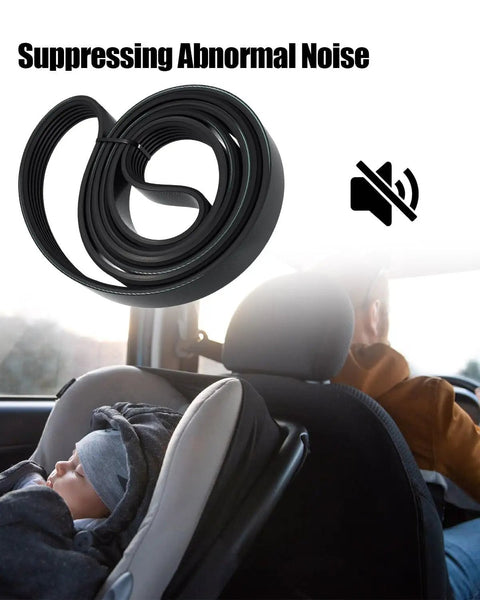Premium 78 Inch Serpentine Drive Belt With 6 Ribs Fits Subaru Legacy And Outback Chevy Captiva Sport Buick Regal Replace 4060780, coiled belt for cars.