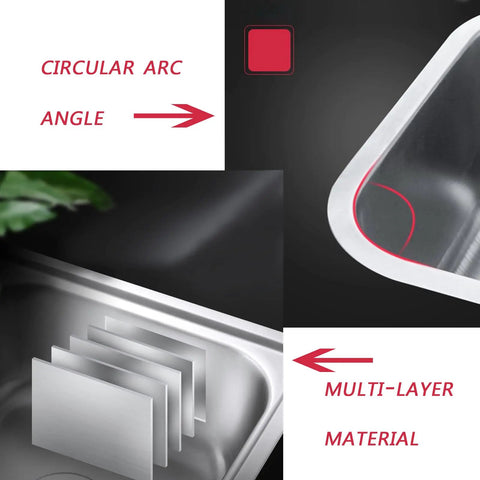 Stainless Steel Single Bowl Topmount Kitchen Sink 1515-6 Durable 22 Gauge Type 304 ADA Compliant Compact Design details