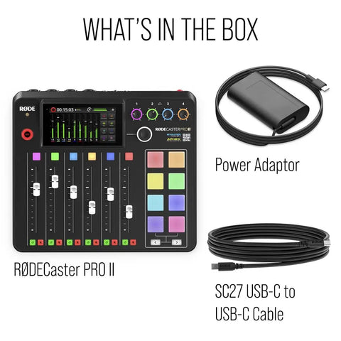 All In One Podcast And Streaming Studio For Creators With Built In Mixer And USB Audio Interface, Wi Fi And Ethernet Connectivity components.