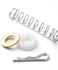 Transmission Shifter Lever Linkage Repair Kit For Chevy C10 GMC 3500 Buick Olds Pontiac 1967 To 1988 Direct Fit Plug And Play Replacement For Worn OEM Parts 1377083 1380549 15538092 Durable Metal And Rugged Plastic Construction, springs and washers