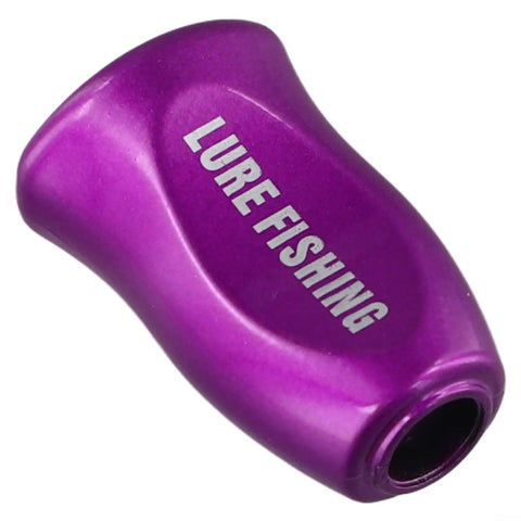 Lightweight Purple Fishing Reel Knob Handle Grip Replacement Parts For Baitcasting Reels And Water Drop Rods Ultimate ABS Upgrades, purple ABS knob