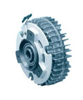 Magnetic Powder Brake Hollow Shaft Type industrial braking solution, compact design with durable high-quality construction, front view.