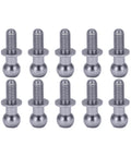 Metal Ball Screws Set For RC Car Link Rod Shock Absorbers End Fasteners Replacement Spherical Bolts Durable Metal Rust Resistant Precision