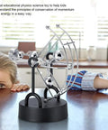 Kinetic Perpetual Motion Galaxy Desktop Gadget Revolving Outer Space Planet Balance Ornament with kids observing