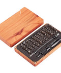 Get This Awesome 69 Piece Precision Screwdriver Set With Magnetic Bits That Crush Phone And Laptop Repairs Featuring Flexible Tools Torx Tweezers And A Killer Case To Fix All Your Gadget Issues In A Snap. 69-piece bit set in wood case