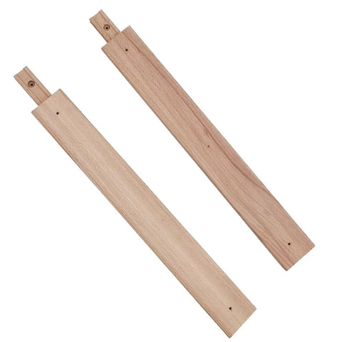 Top Notch Wooden Drawer Slides Buttery Smooth Center Guide Track Kiln Dried Hardwood Cabinet Glides 13 3 4 Inch two slide pieces