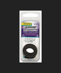 Packaging of Rubber Grommet 5/8 Inch ID by 1-1/8 Inch OD by 3/8 Inch Thick, Black, for wire protection and cable pass through.