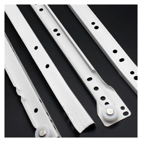 Ultra Smooth Full Extension Side Mount Cabinet Drawer Slides With Quiet Close For Cabinets And Desks 1 Pair Two Section Keyboard Roller