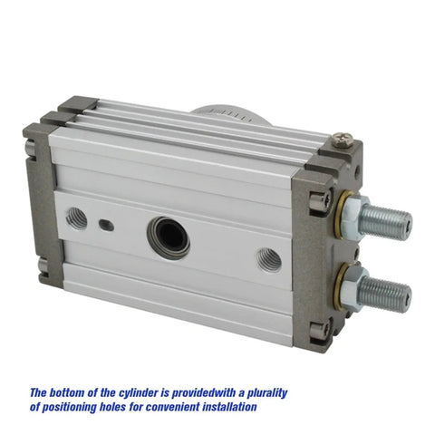 Double Acting Pneumatic Rotary Cylinder Air Table Actuator For Precise Rotation And Lifting MSQB MSQA Series side view