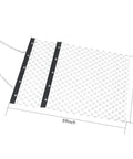 4 Foot By 5 Foot Chain Harrow for ATV and UTV Tractor Attachments, showing rust-proof metal grid and dimensions in inches.