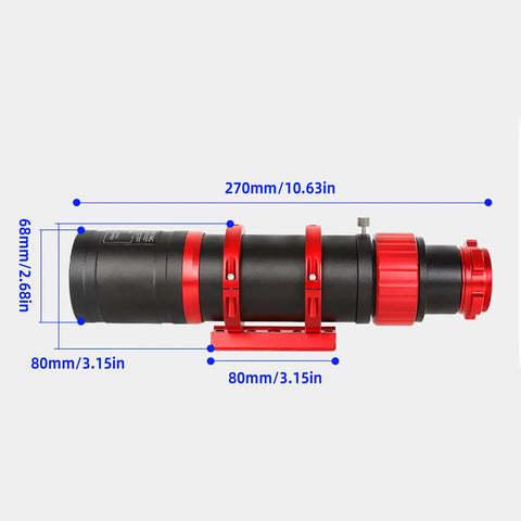 Smart Guide Guider For Telescopes 50ED 50 By 240 F Four Point Eight Quick Install, high precision star guiding accessory side view