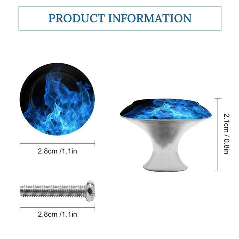 Round Cabinet Knobs With Screws For Dresser Kitchen Bathroom dope durable stainless steel hardware, 1.1in knob with 1.1in screw