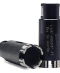 Two Diapro dry diamond core drill bits, 1-3/8 in diameter, 5/8-11 thread for granite masonry