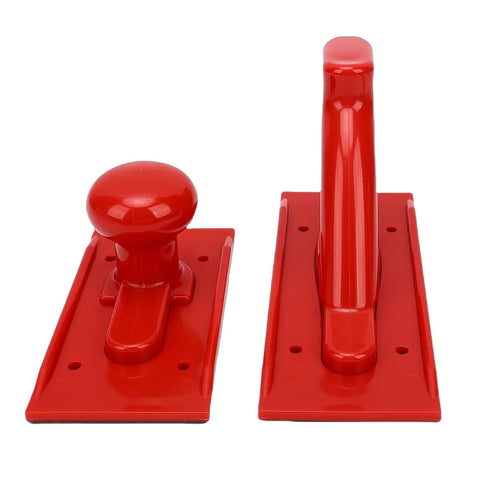 Heavy Duty Woodworking Push Blocks 2 Pack With Ergonomic Rounded And Angled Handles For Table Saw Router Table Planer ABS Plastic Construction For Safe Smooth Cuts.
