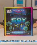 Spy Kit For Kids With 25 Plus Secret Agent Missions Cool STEM Toy To Build Real Motion Detectors Voice Changer Trip Wires Alarms Vibration Sensor And Light Or Sound Alerts box