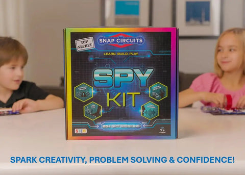 Spy Kit For Kids With 25 Plus Secret Agent Missions Cool STEM Toy To Build Real Motion Detectors Voice Changer Trip Wires Alarms Vibration Sensor And Light Or Sound Alerts box