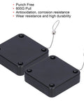 Automatic Door Closer Set With Sensor And Punch Free Install, 2 Pack Built Tough Stainless Steel Construction, black units.
