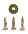 Vintage Magnetic Door Catch Set 4 Pieces Zinc Alloy Hardware screws and accessory in Green Bronze finish