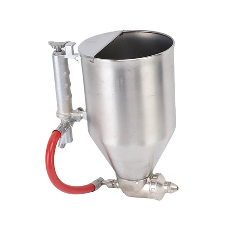 Wicked Strong Cement Mortar Sprayer With Stainless Steel Build And 3.5L Hopper Tank, showcasing its steel body and nozzle.