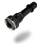 1500 Lumen USB Rechargeable Tactical Flashlight With 1000 Meter Beam For Hunting Camping And Search Missions, black rugged design